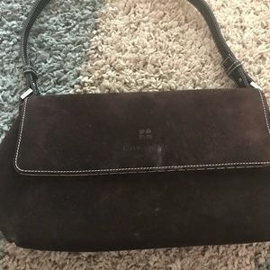 Vintage small Kate Spade suede shoulder bag